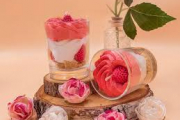 bougie fée mère fraise des bois